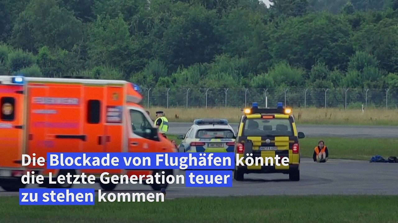Flughafen-Blockaden: Letzter Generation drohen Millionen-Klagen