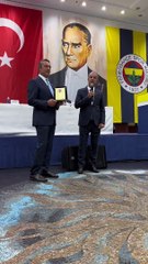 İsmail Kartal 40. yıl plaket töreninde coşturdu