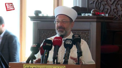 Ali Erbaş: Allah'ın kitabını öğrencilerinizin öğrenmeleri için teşvik edin