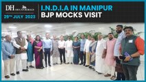 I.N.D.I.A visits violence-hit Manipur, BJP calls it 'show-off' | Manipur Latest News