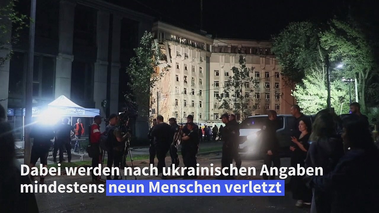 Ukraine: Verletzte bei Raketenangriff auf Wohnhaus