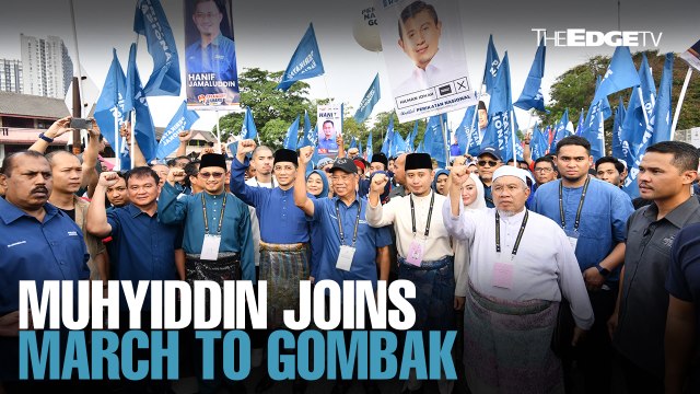 NEWS: Muhyiddin arrives in Gombak with Azmin