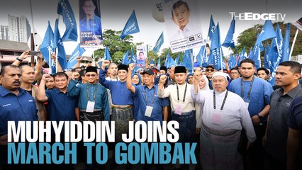 NEWS: Muhyiddin arrives in Gombak with Azmin