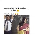 only back bencher can do that funny video funny meme #viral#foryou#like#share