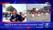 Tacna: Ejércitos de Perú y Chile compiten en duelo musical y deleitan al público