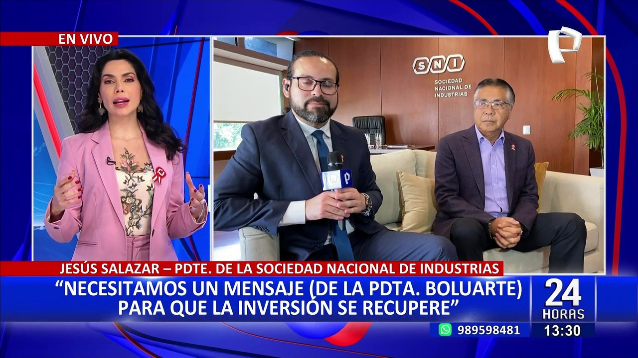 SNI: Necesitamos mensajes claros de la presidenta para que la inversión privada se recupere