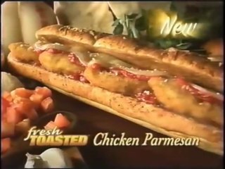 Subway - fresh toasted chicken permesian commercial (2005 USA)