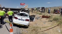 Ankara’da trafik kazası Bir kişi hayatını kaybetti
