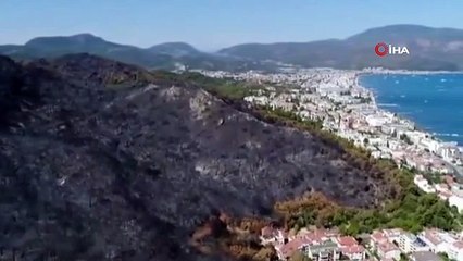 2021 yılında yanan alanlar yeşil dokuya kavuşuyor