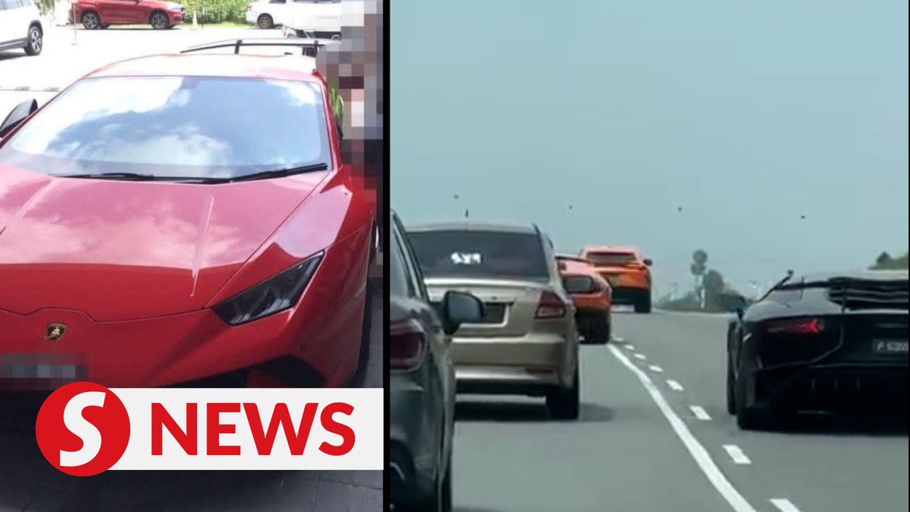 Five supercar drivers questioned by cops for reckless driving
