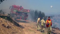 Manisa'da Makilik ve Otluk Alanda Çıkan Yangın Kontrol Altına Alındı!
