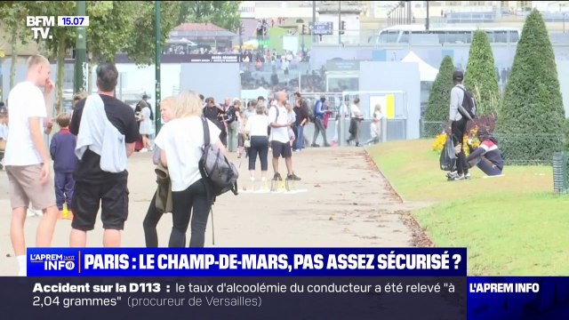 Champ-de-Mars: après la plainte pour viol en réunion d'une touriste mexicaine, la sécurité du site en question