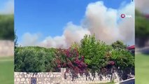 Çeşme'de Orman Yangını: Havadan ve Karadan Müdahale Devam Ediyor