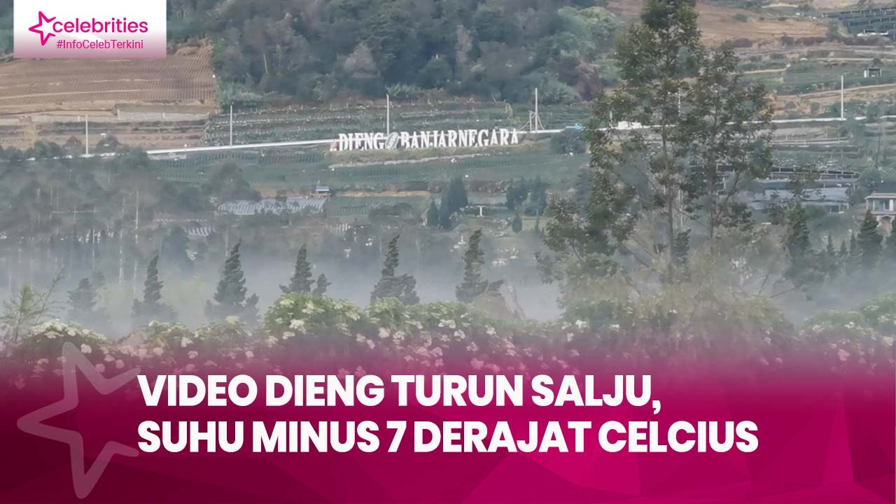Video Dieng Turun Salju, Suhu Minus 7 Derajat Celcius