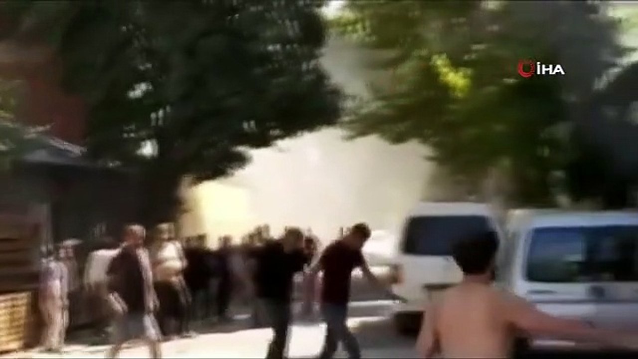 Explosion à l'usine de Bursa... La chaudière de peinture de l'atelier a explosé, elle s'est transformée en zone de guerre.