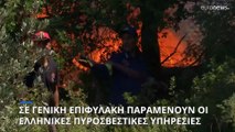 Ελλάδα - πυρκαγιές: Παραμένει σε γενική επιφυλακή το Πυροσβεστικό Σώμα