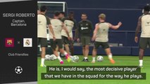 Roberto hopes 'key player' Dembele stays at Barcelona