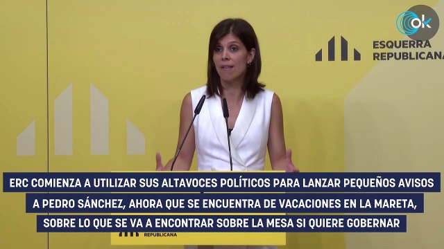 ERC advierte a Sánchez: «Si quiere gobernar debe poner una oferta política valiente sobre la mesa»