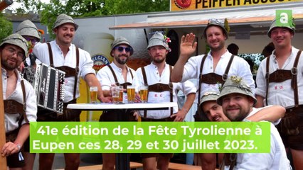 Encore un beau succès pour la Fête Tyrolienne d'Eupen en 2023