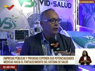 Download Video: Carabobo | Empresas públicas y privadas exhiben sus potencialidades médicas al sistema de salud