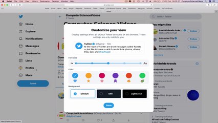 How to USE Twitter on a Computer - Customise Your View & Display | Tutorial 40