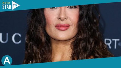 À 56 ans, Salma Hayek révèle sa technique pour couvrir ses cheveux blancs... preuve à l'appui !