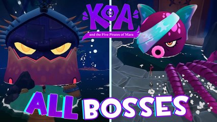 Koa and the Five Pirates of Mara ALL Bosses (PS5)