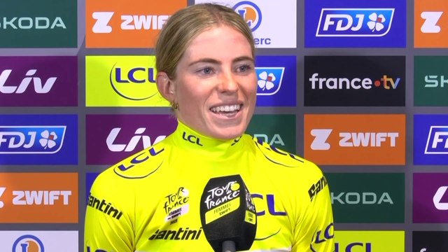 Tour de France Femmes 2023 - Demi Vollering : It's amazing to win at the Tourmalet and to have the yellow jersey of the Tour