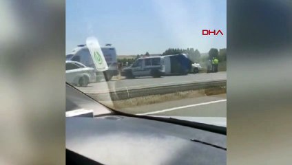 Elmadağ'da Minibüse Otomobil Çarptı: 1 Ölü, 10 Yaralı