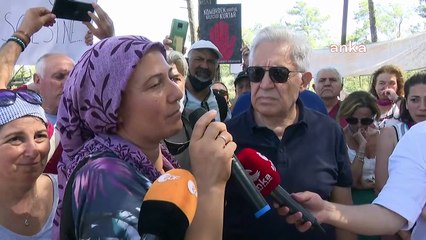 Zülfü Livaneli, Akbelen'de direnenlerle 'Karlı Kayın Ormanı'nı söyledi