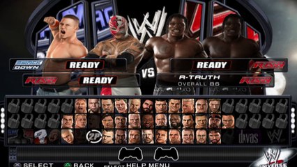 WWE SmackDown vs RAW 2011 PS2 Tornado Tag