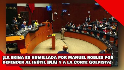 Download Video: ¡VEAN! ¡la Ekina es humillada por Manuel Robles por defender al inútil INAI y a la Corte Golpista!