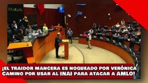 ¡VEAN! ¡El traidor Mancera es despedazado por Verónica Camino por usar al INAI para atacar a AMLO!