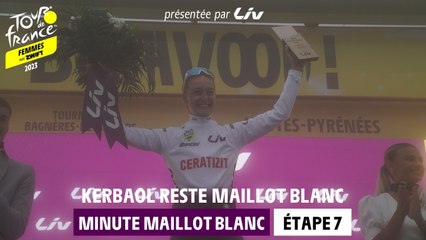 Liv White Jersey Minute - Stage 7 - Tour de France Femmes avec Zwift 2023