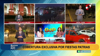 Panamericana TV realiza la más completa cobertura exclusiva por Fiestas Patrias