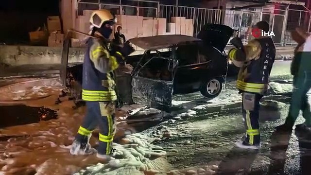 Il lui a sauvé la vie lorsqu'il a remarqué la fumée, la voiture s'est transformée en une boule de feu.