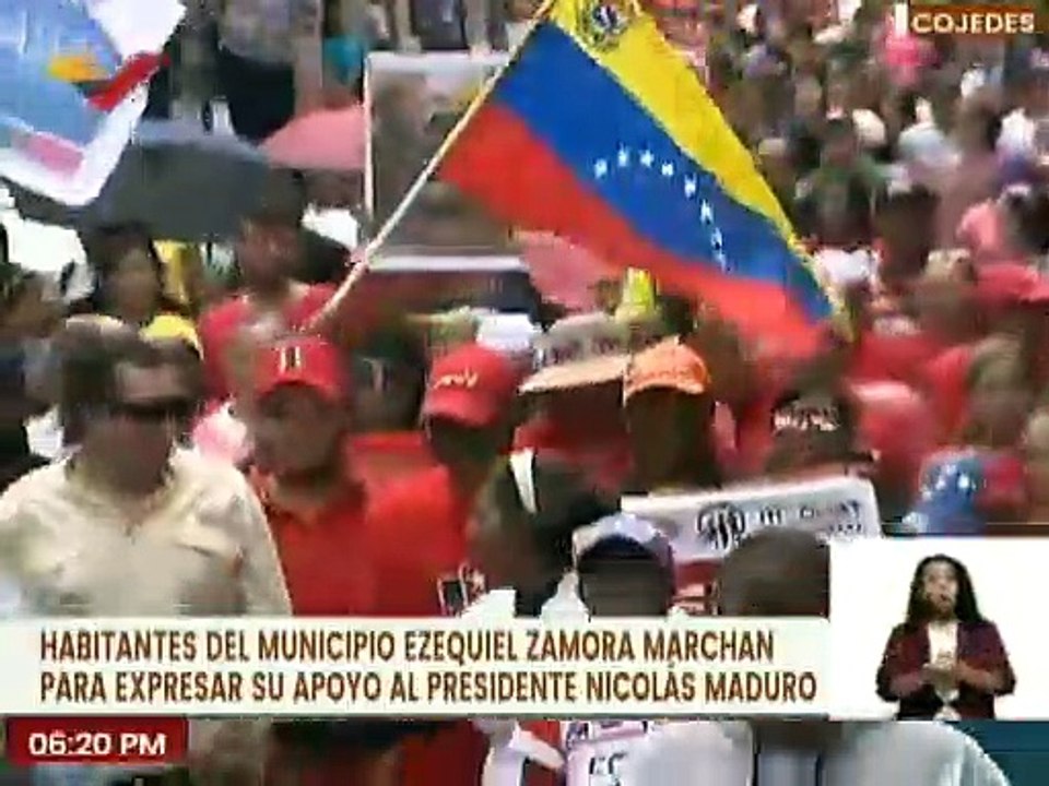 Cojedes | Habitantes del mcpio. Ezequiel Zamora rechazan los ataques contra Venezuela