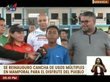 Miranda | GMBNBT reinaugura cancha deportiva en el Mamporal municipio Buroz​