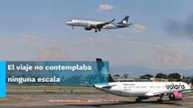 Avión desvía su ruta y aterriza en el AICM; salió de Monterrey e iba a Madrid