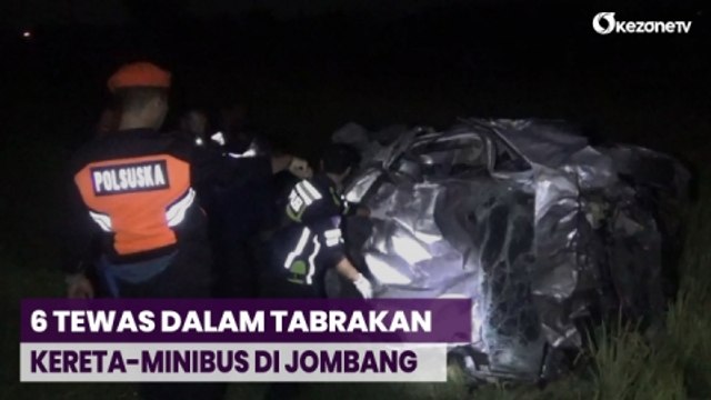 Kereta Api Tabrak Mobil di Perlintasan Tanpa Palang Pintu di Jombang, 6 Tewas dan 2 Luka-Luka