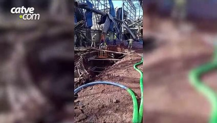 Buscas pela vítima soterrada em Palotina continuam