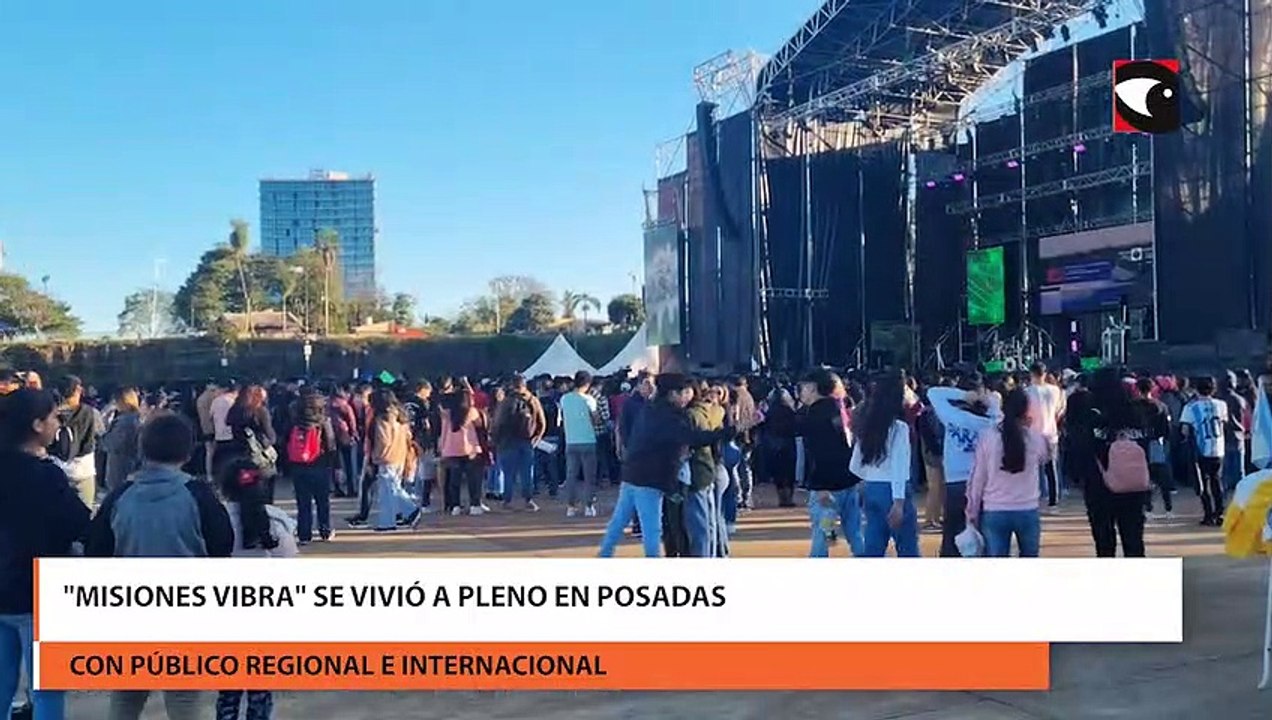 "Misiones vibra" se vivió a pleno en Posadas