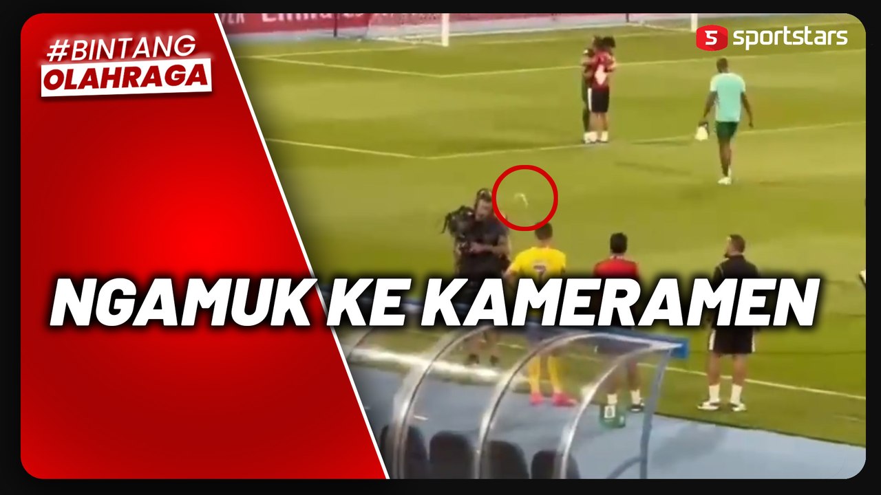 Ngamuk Lagi! Cristiano Ronaldo Lempar Botol ke Kameramen