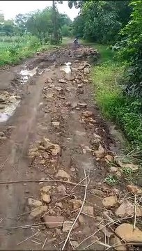 Road in bad shape due to rain, administration will have to take intere
