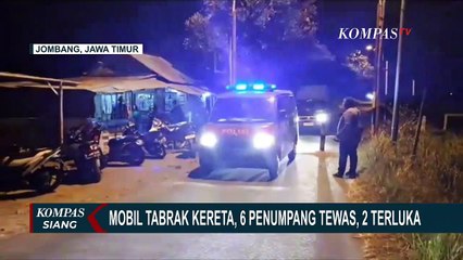 Hendak Berlibur, Satu Keluarga Tertabrak Kereta di Jombang, 6 Tewas dan 2 Lainnya Terluka