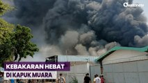 Kebakaran Hanguskan Puluhan Rumah Semi Permanen di Kapuk Muara, 21 mobil Damkar Diterjunkan