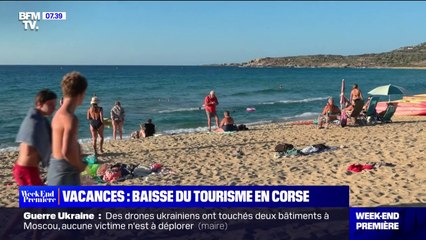 La Corse connaît une baisse de fréquentation touristique, jusqu'à 50% dans certains secteurs