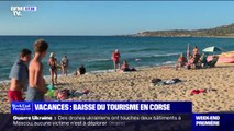 La Corse connaît une baisse de fréquentation touristique, jusqu'à 50% dans certains secteurs