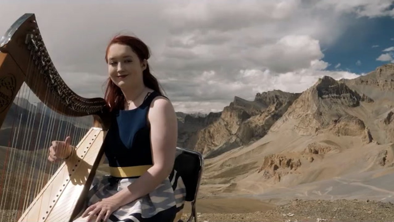 Harpist performs at Mount Kilimanjaro summit to beat Guinness World Record