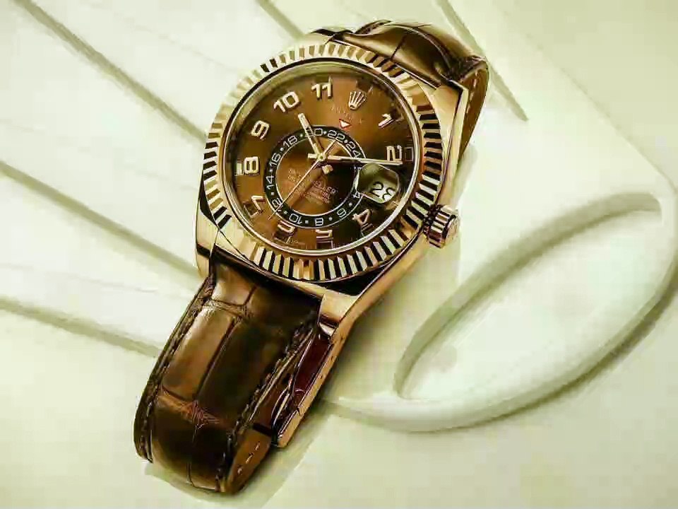 Rolex oyster perpetual sky dweller with oyster flex bracelet the best sky dweler ever made by Rolex